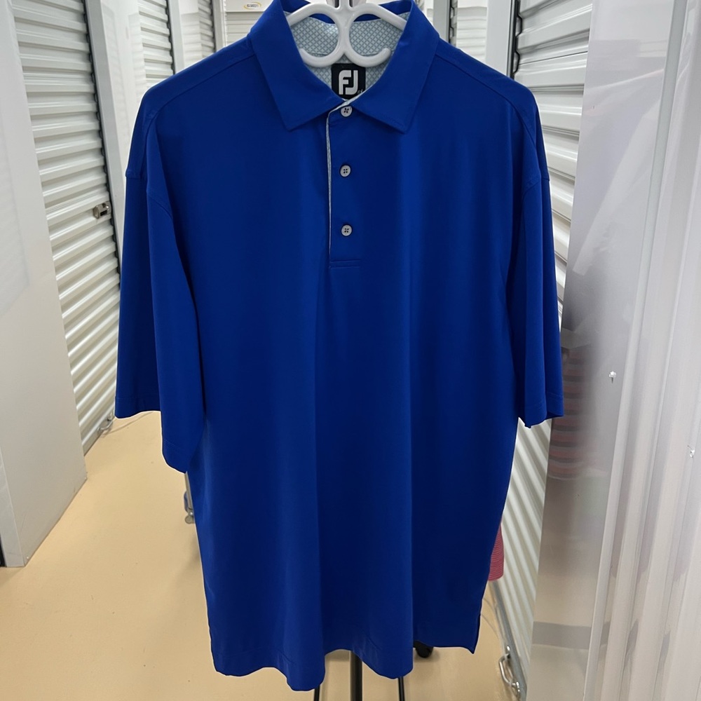 FootJoy Men's Blue Polo Shirt